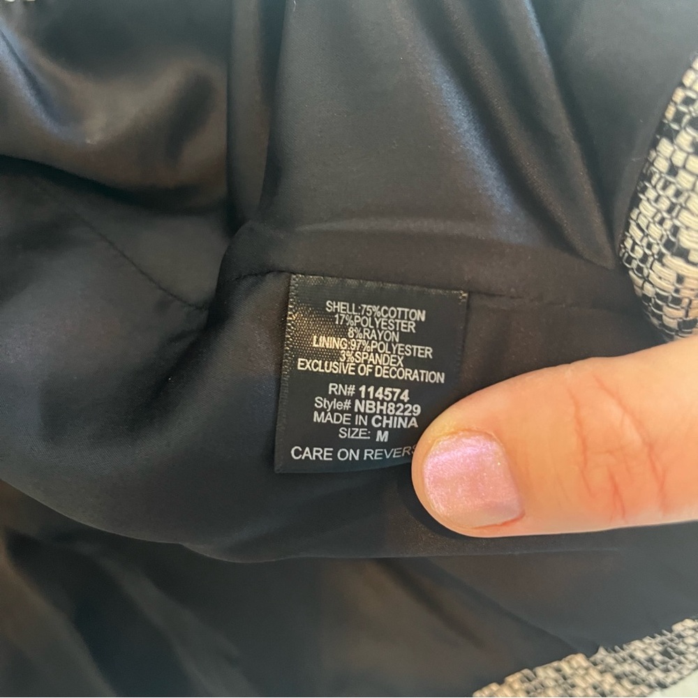 NWT Anthropologie Pleione Gray Textured Open-Front Tweed Jacket Multiple Sized - Picture 7 of 9